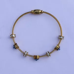 Evil Eye Anti Tarnish Stylish Adjustable hand Gold Plated Bracelet